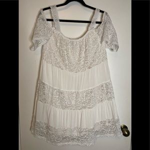 Topshop Cold Shoulder Dress